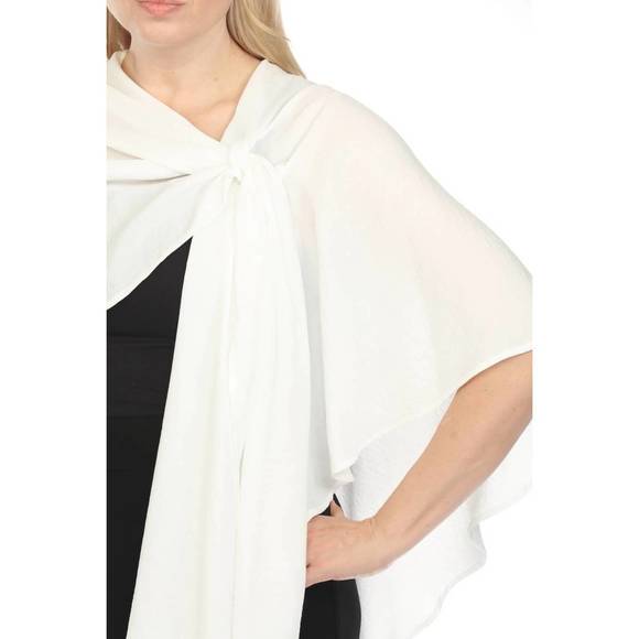 NEW JOSEPH RIBKOFF wrap gauze cover-up in white - Picture 4 of 4